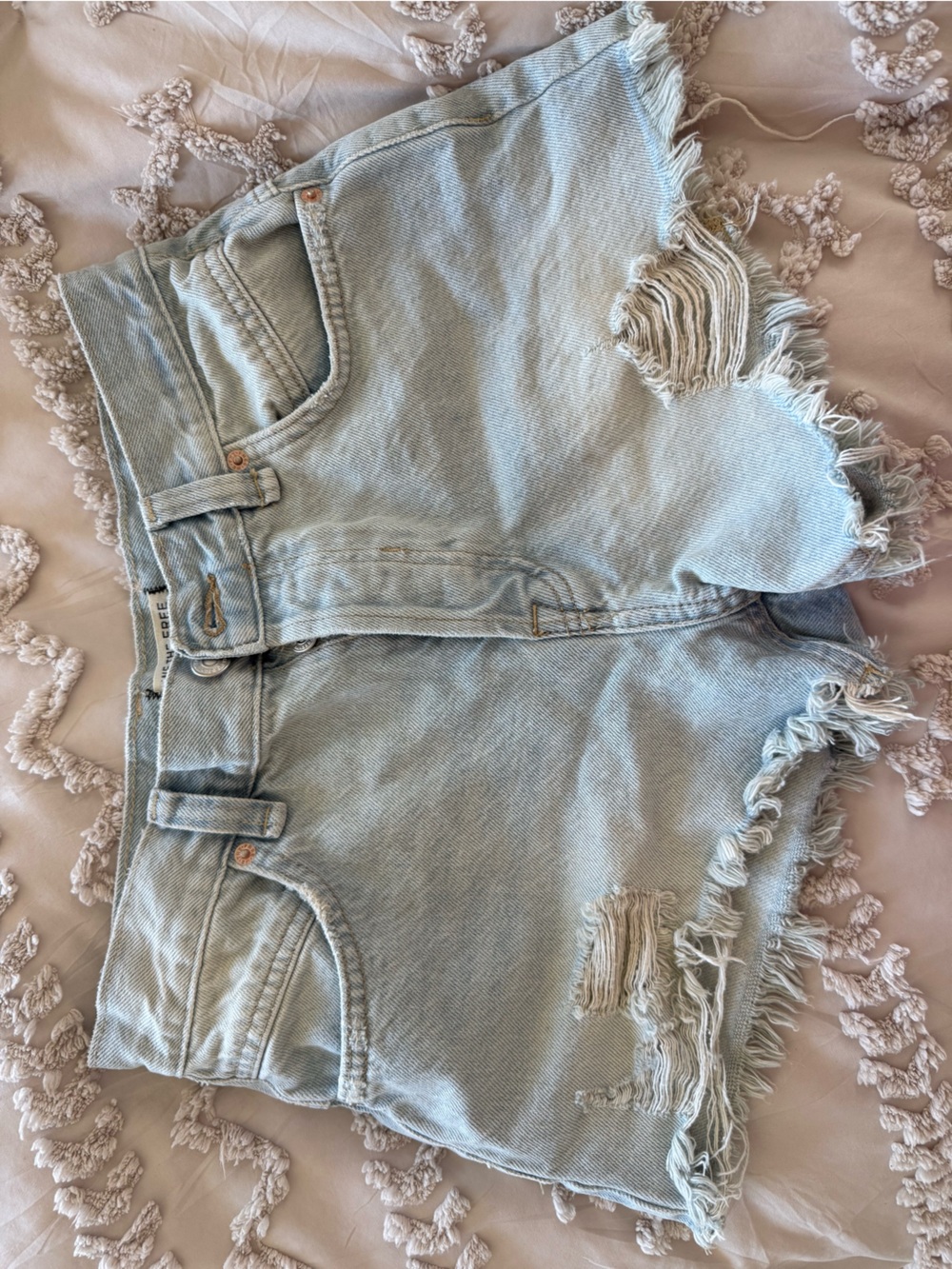 Free people distressed shorts